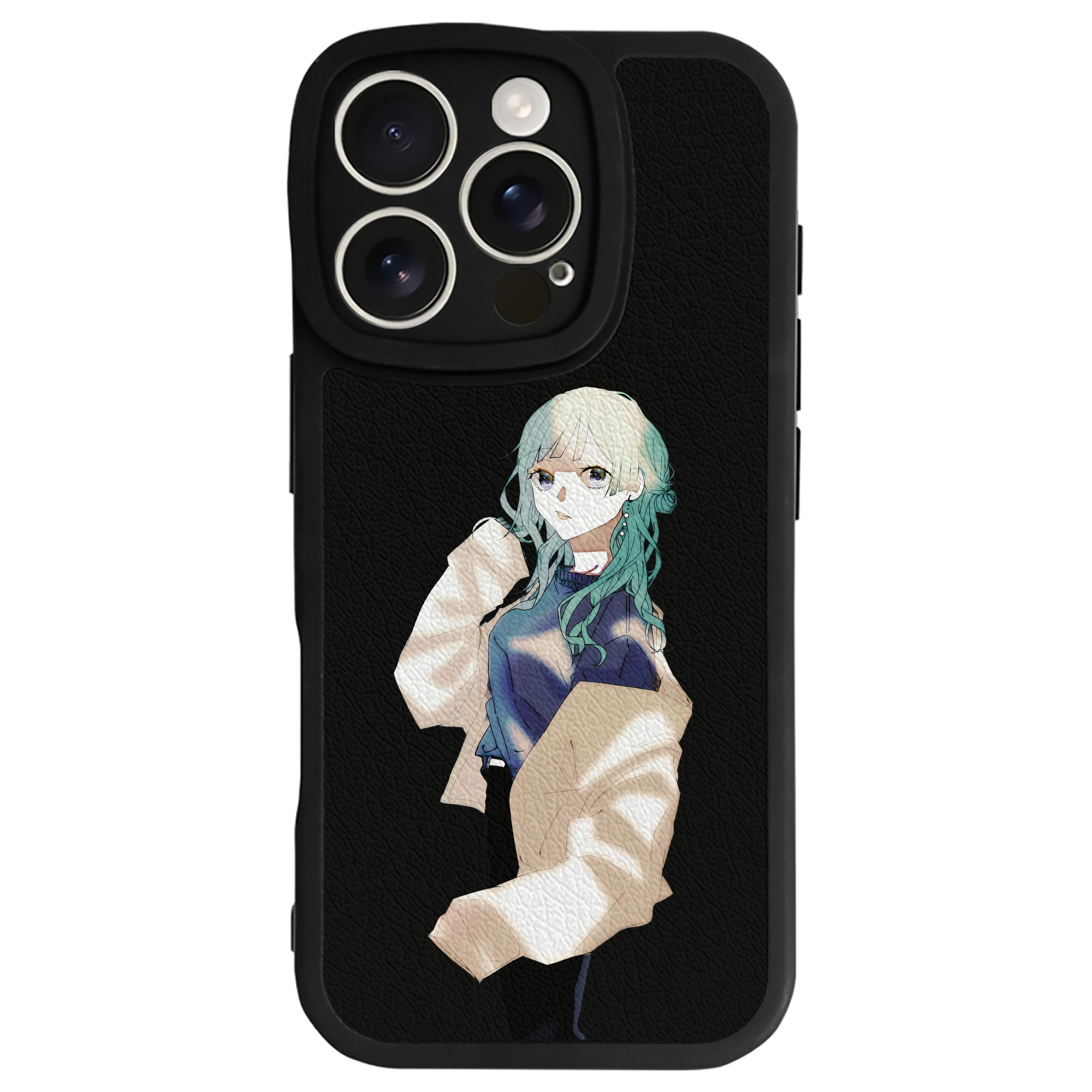 （画像用） 呪術廻戦 Jujutsu Kaisen 【iPhone 16シリーズ対応】シリコンスマホケース（レザー調） 材質：シリコン